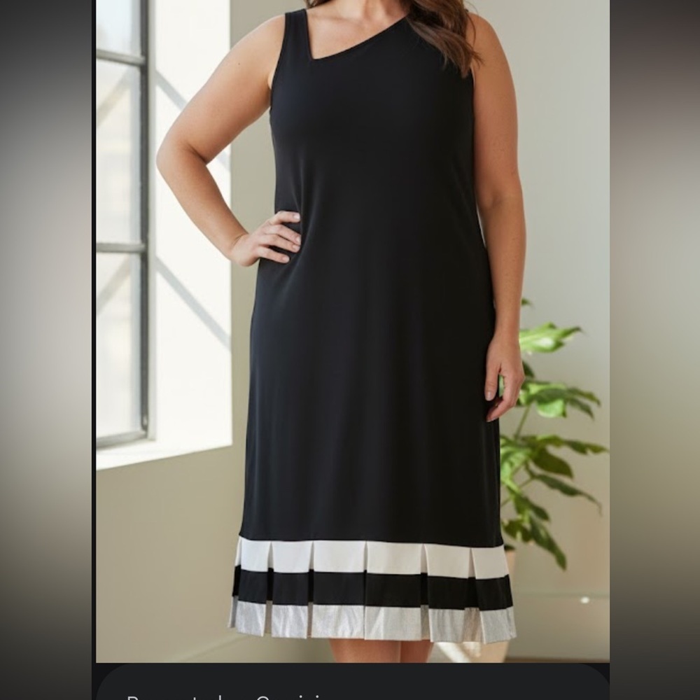 New RACHEL Rachel Roy Black and White Pleated One Shoulder Dress